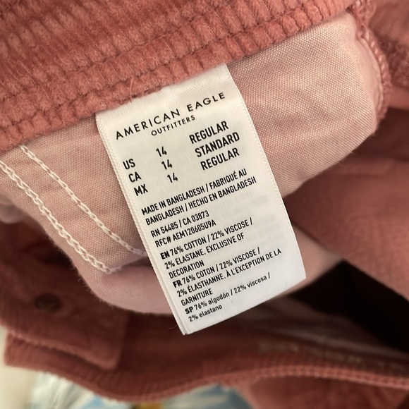 Corduroy Cargo Super High-Rise Baggy Wide Leg Pants from American Eagle - Picture 5 of 6